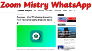 Zoom Mistry Gogone