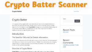 Crypto Batter Scanner