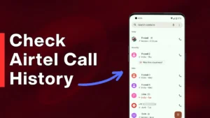 How to Get Call Details of Airtel