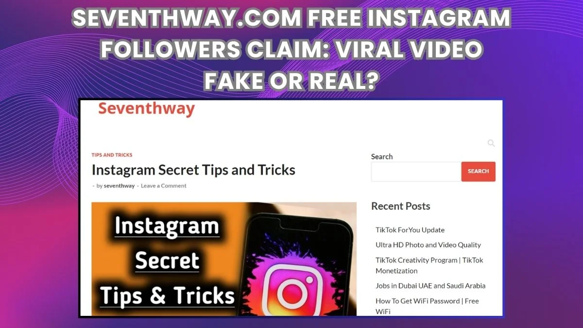 Seventhway Instagram Password