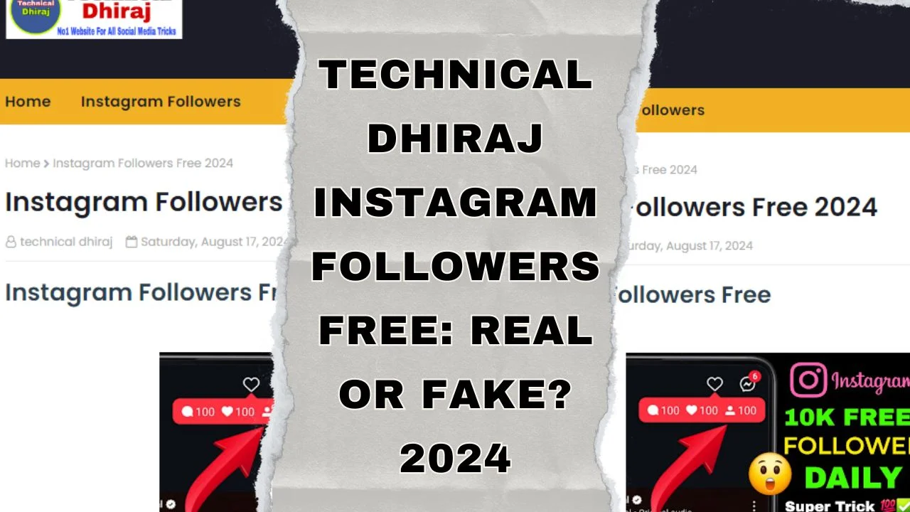 Technical Dhiraj Instagram Followers