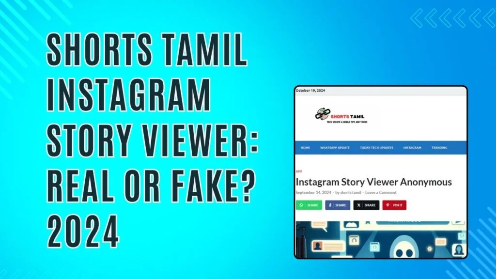 Shorts Tamil Instagram Story Viewer