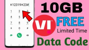 Vi Free Data Code 1GB Today